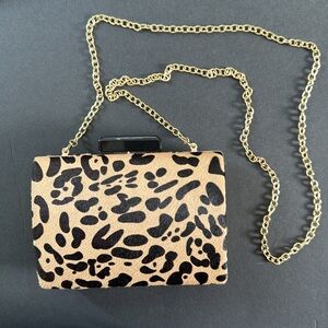 Sondra Roberts Leopard Print Calf Hair